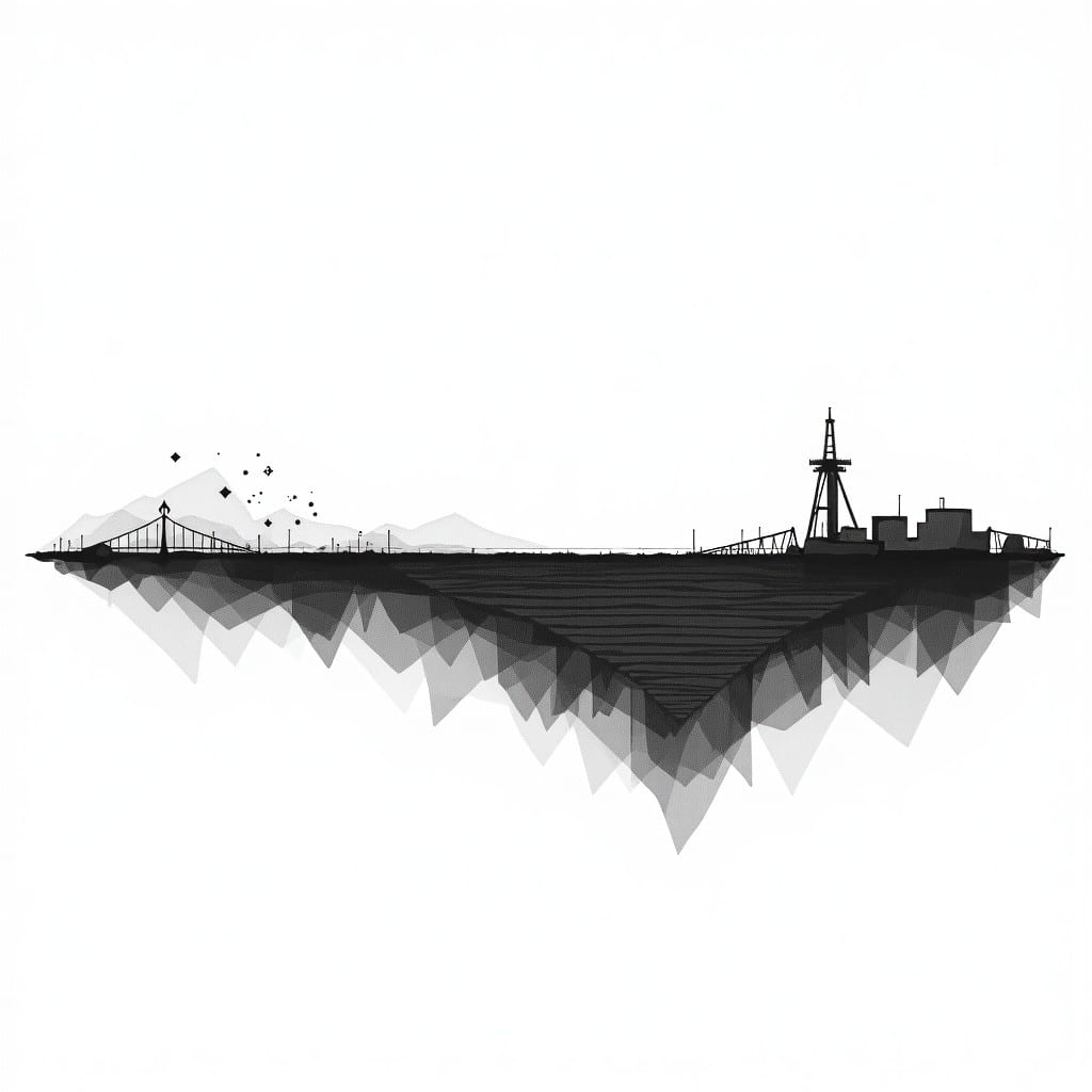 Editorial illustration generated for The Climate Brief.